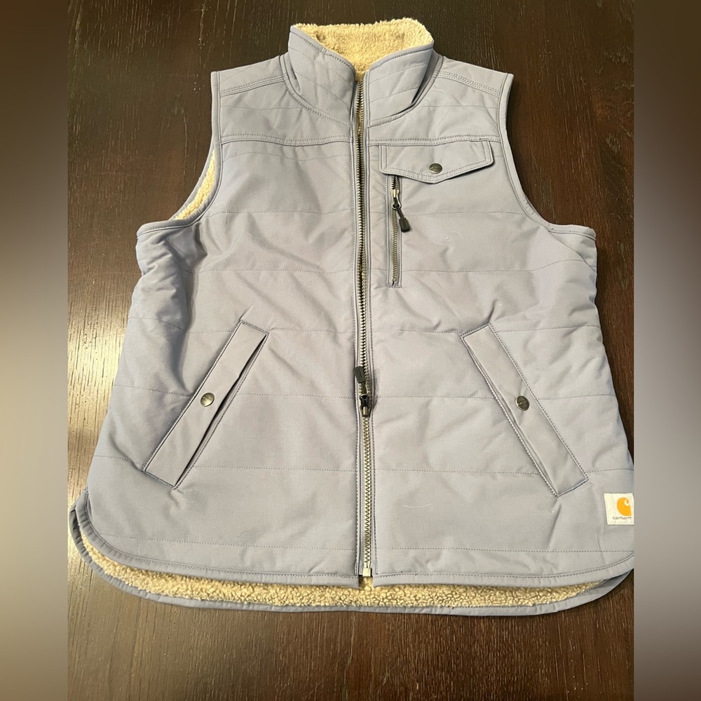 Carhartt Women’s vest. Size M. Light blue